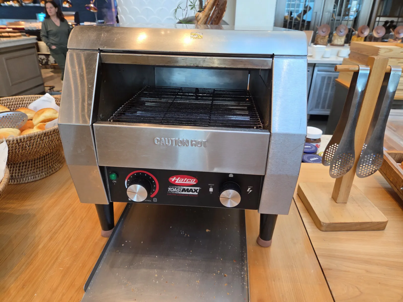 빵 스테이션 컨베이어 토스터기